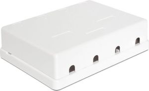 Delock Moduł Keystone Puszka montażowa naścienna 4-porty (86208) 3