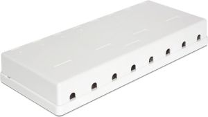Delock Moduł Keystone puszka montażowa naścienna 8 portów (86209) 2