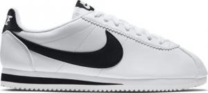Nike Buty damskie Classic Cortez Leather biało-czarne r. 38.5 (807471-101) 2