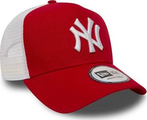 New Era Czapka New York Yankees Clean A Frame Trucker czerwono-biała (11588488) 4