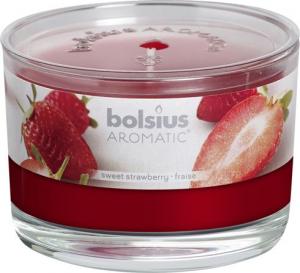 Bolsius Świeca zapachowa Aromatic Sweet Strawberry 1