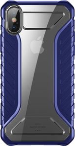 Baseus Baseus Michelin Case designerskie etui pokrowiec Apple iPhone XS / X niebieski (WIAPIPH58-MK03) uniwersalny 1