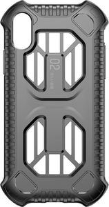 Baseus Baseus Cold Front Cooling Case wytrzymałe etui pokrowiec z otworami wentylacyjnymi Apple iPhone XR czarny (WIAPIPH61-LF01) uniwersalny 2