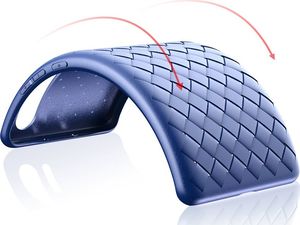 Baseus Baseus BV Weaving Case designerskie żelowe etui pokrowiec Huawei P30 czarny (WIHWP30-BV01) uniwersalny 11