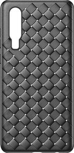 Baseus Baseus BV Weaving Case designerskie żelowe etui pokrowiec Huawei P30 czarny (WIHWP30-BV01) uniwersalny 2