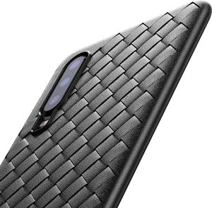 Baseus Baseus BV Weaving Case designerskie żelowe etui pokrowiec Huawei P30 czarny (WIHWP30-BV01) uniwersalny 4