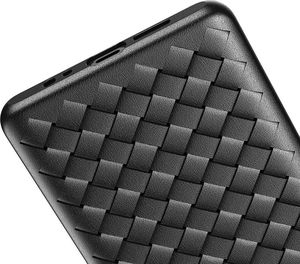 Baseus Baseus BV Weaving Case designerskie żelowe etui pokrowiec Huawei P30 czarny (WIHWP30-BV01) uniwersalny 5