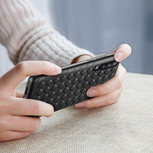 Baseus Baseus BV Weaving Case designerskie żelowe etui pokrowiec Huawei P30 czarny (WIHWP30-BV01) uniwersalny 7