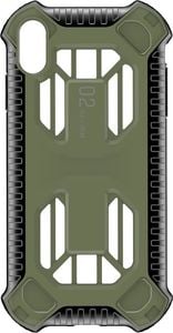 Baseus Baseus Cold Front Cooling Case wytrzymałe etui pokrowiec z otworami wentylacyjnymi Apple iPhone XR zielony (WIAPIPH61-LF06) uniwersalny 2