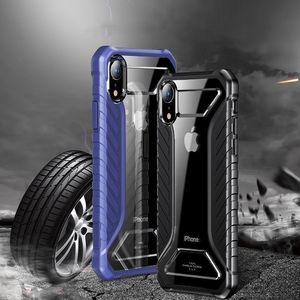 Baseus Baseus Michelin Case designerskie etui pokrowiec Apple iPhone XR niebieski (WIAPIPH61-MK03) uniwersalny 9