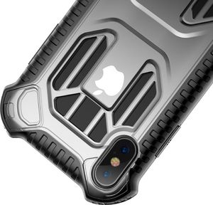 Baseus Baseus Cold Front Cooling Case wytrzymałe etui pokrowiec z otworami wentylacyjnymi Apple iPhone XS Max przezroczysty (WIAPIPH65-LF02) uniwersalny 4