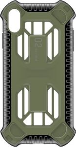 Baseus Baseus Cold Front Cooling Case wytrzymałe etui pokrowiec z otworami wentylacyjnymi Apple iPhone XS Max zielony (WIAPIPH65-LF06) uniwersalny 2