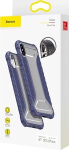 Baseus Baseus Michelin Case designerskie etui pokrowiec Apple iPhone XS Max niebieski (WIAPIPH65-MK03) uniwersalny 15