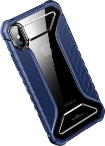 Baseus Baseus Michelin Case designerskie etui pokrowiec Apple iPhone XS Max niebieski (WIAPIPH65-MK03) uniwersalny 3