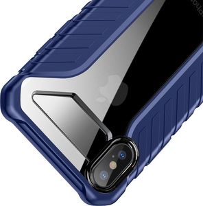 Baseus Baseus Michelin Case designerskie etui pokrowiec Apple iPhone XS Max niebieski (WIAPIPH65-MK03) uniwersalny 5