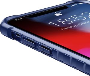 Baseus Baseus Michelin Case designerskie etui pokrowiec Apple iPhone XS Max niebieski (WIAPIPH65-MK03) uniwersalny 7