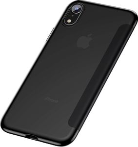 Baseus Baseus Touchable Case żelowe etui futerał z panelem ze szkła hartowanego iPhone XR czarny (WIAPIPH61-TS01) uniwersalny 2