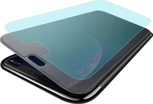 Baseus Baseus Touchable Case żelowe etui futerał z panelem ze szkła hartowanego iPhone XR czarny (WIAPIPH61-TS01) uniwersalny 3