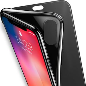 Baseus Touchable Case żelowe etui futerał z panelem ze szkła hartowanego iPhone XS Max czerwony (WIAPIPH65-TS09) uniwersalny 9