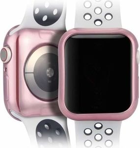 Dux Ducis Etui elastyczne Plating różowe Apple Watch 4 (44mm) 2 szt. 1