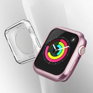 Dux Ducis Etui elastyczne Plating różowe Apple Watch 4 (44mm) 2 szt. 5
