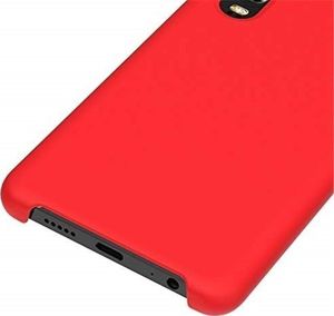 Hurtel Silicone Case elastyczne silikonowe etui pokrowiec Huawei P30 czerwony uniwersalny 2