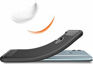 Hurtel Carbon Case elastyczne etui pokrowiec Huawei P Smart 2019 / Honor 10 Lite czarny uniwersalny 3