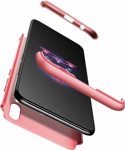 Hurtel 360 Protection etui na całą obudowę przód + tył Huawei P Smart 2019 różowy uniwersalny 2