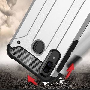 Hurtel Hybrid Armor pancerne hybrydowe etui pokrowiec Samsung Galaxy A30 niebieski uniwersalny 4