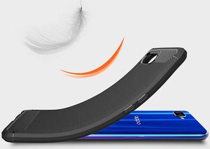 Hurtel Carbon Case elastyczne etui pokrowiec Oppo RX17 Neo niebieski uniwersalny 2