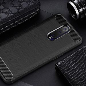 Hurtel Carbon Case elastyczne etui pokrowiec Oppo RX17 Pro czarny uniwersalny 5