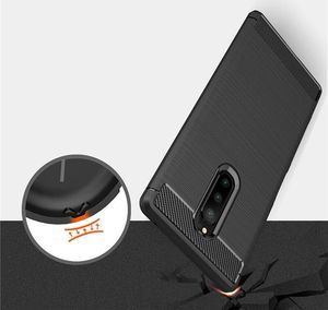 Hurtel Carbon Case elastyczne etui pokrowiec Sony Xperia 1 czarny uniwersalny 6