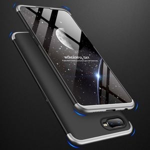 Hurtel 360 Protection etui na całą obudowę przód + tył Oppo AX7 srebrny uniwersalny 3