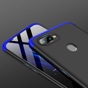 Hurtel 360 Protection etui na całą obudowę przód + tył Oppo AX7 czarno-niebieski uniwersalny 5