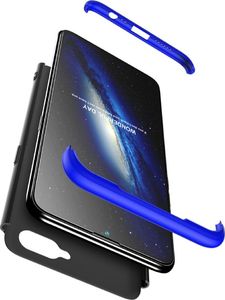 Hurtel 360 Protection etui na całą obudowę przód + tył Oppo AX7 czarno-niebieski uniwersalny 6