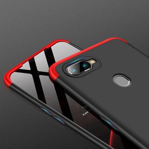 Hurtel 360 Protection etui na całą obudowę przód + tył Oppo AX7 czarno-czerwony uniwersalny 5