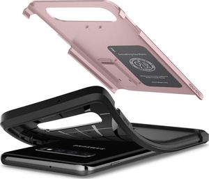 Spigen Nakładka Tough Armor do Samsung Galaxy S10+ różowe złoto 9