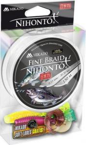 Mikado Plecionka Nihonto Fine Braid 040 White 150M + Gratis 1
