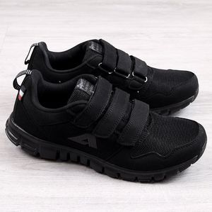 American Club Buty męskie na rzepy czarne r. 43 4