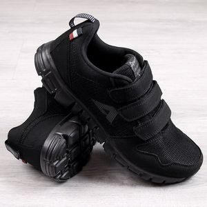 American Club Buty męskie na rzepy czarne r. 43 5