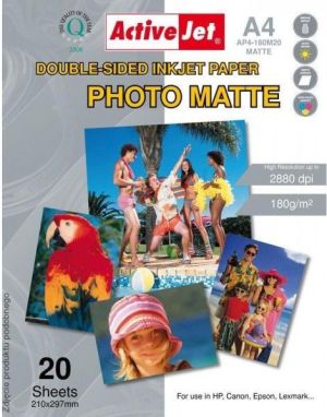 Activejet Papier fotograficzny do drukarki A4 (AP4105M100) 1