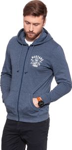 Mustang Bluza męska Logo Sweatjacket niebieska r. M (1007643 5370) 4