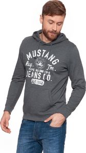 Mustang Bluza męska Hoody szara r. M (1007642 4151) 4