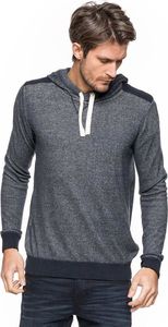 Tom Tailor Bluza męska Plated Hoddy granatowa r. L (3019805.00.10 6896) 1