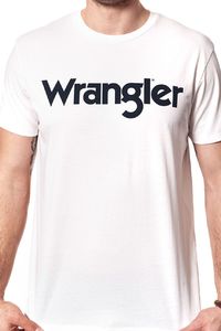 Wrangler Koszulka męska SS Logo Tee Offwhite r. XL (W7A86D302) 1
