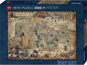 Heye Puzzle 2000 elementów - Świat piratów 1