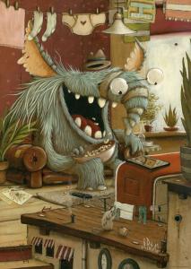 Heye Puzzle 1000 elementów - Zozoville, Dzień prania 2