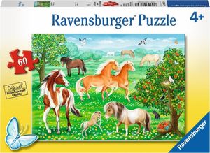 Ravensburger Puzzle 60 elementów Mustangi na łące 1
