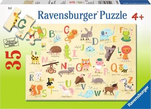 Ravensburger Puzzle 35 elementów - Alfabet ze zwierzętami 1