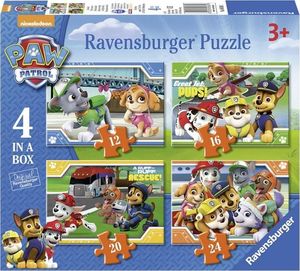 Ravensburger Puzzle 4w1 12/16/20/24 elementy - Psi Patrol 1